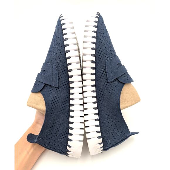 Ilse Jacobsen Tulip Slip-On Causal Shoes Round Toe Women's Blue Size US10 EU40 - Picture 5 of 11